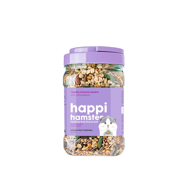 Happi Hamster Healthy Immune System Fortified Nutritional Diet, 600g