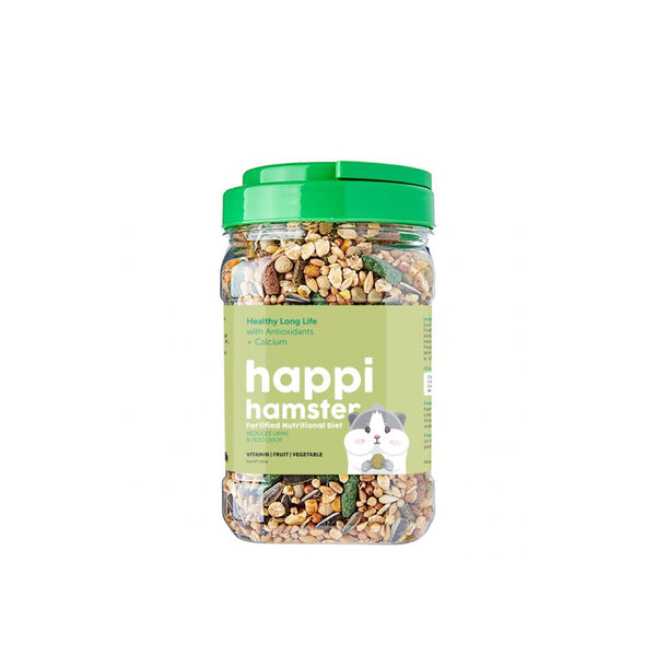 Happi Hamster Healthy Long Life Fortified Nutritional Diet, 600g