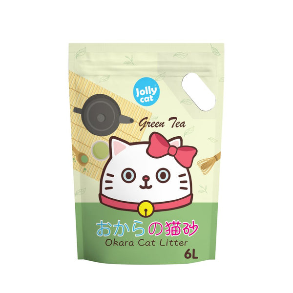 Jolly Cat Okara Green Tea Tofu Cat Litter, 6L