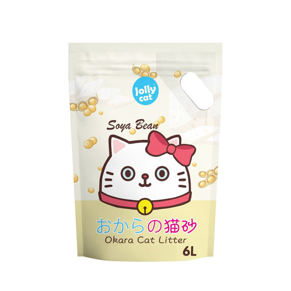 Jolly Cat Okara Soyabean Tofu Cat Litter, 6L