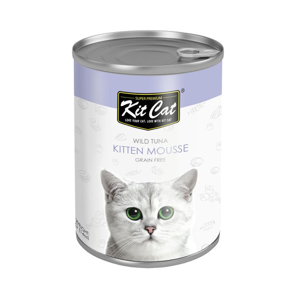 Kit Cat Grain-Free Kitten Mousse Wet Cat Food, 400g