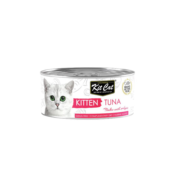 Kit Cat Kitten Tuna Flakes with Aspic Wet Cat Food, 80g