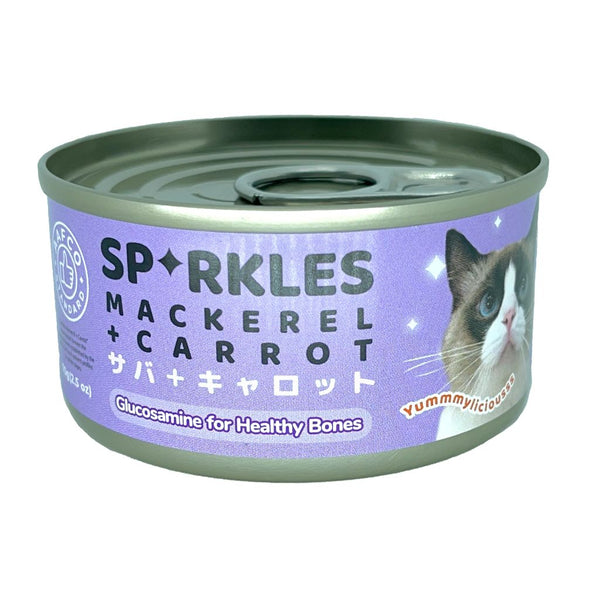 Sparkles Mackerel + Carrot Wet Cat Food, 70g
