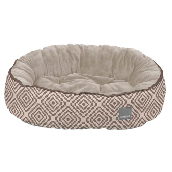 FuzzYard Malta Mocha Reversible Pet Bed (3 Sizes)