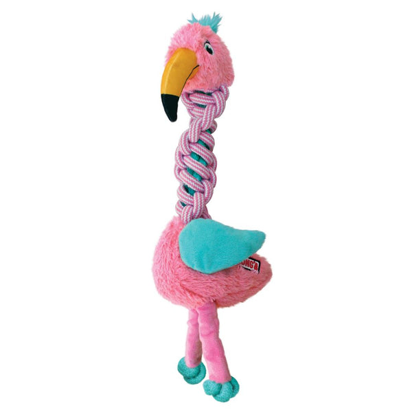 Kong Knots Twists Flamingo Dog Toy (2 Sizes)