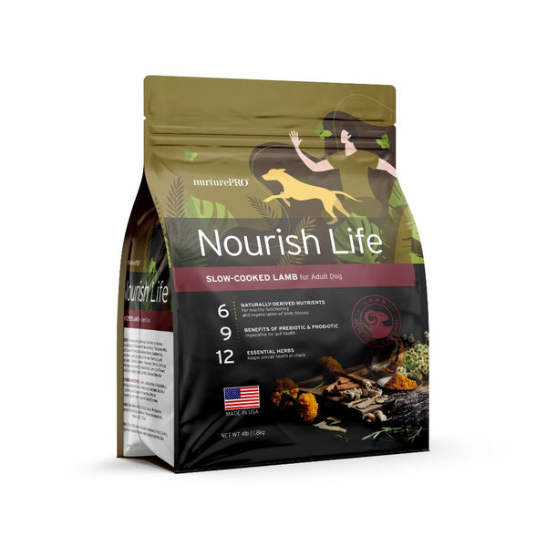 Nurture Pro Nourish Life Lamb Formula for Adult Dry Dog Food (4 Sizes)