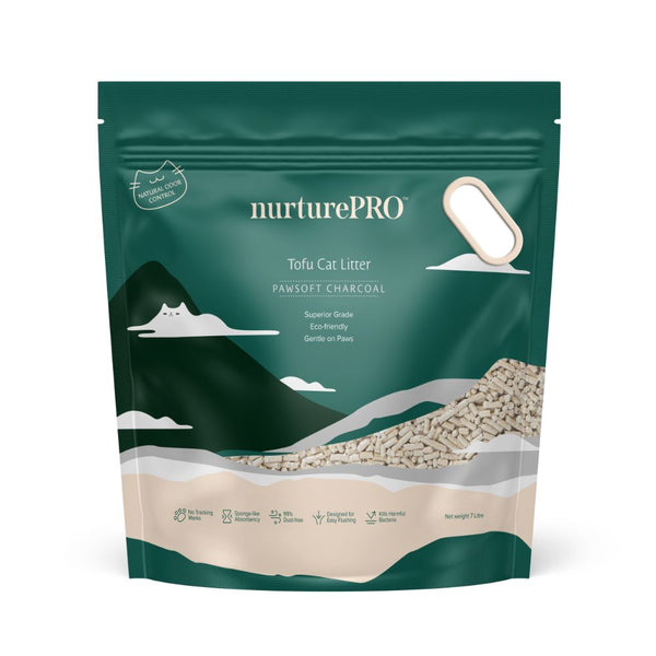 Nurture Pro Charcoal Tofu Cat Litter, 6L