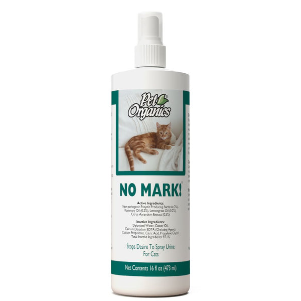 Naturvet Pet Organics No Mark! Stops Cats’ Desire to Urine Mark, 473ml