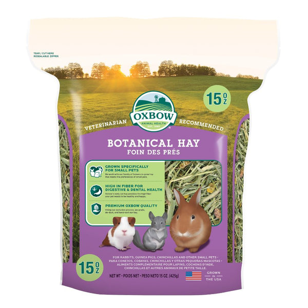 Oxbow Botanical Hay for Small Animals, 15oz