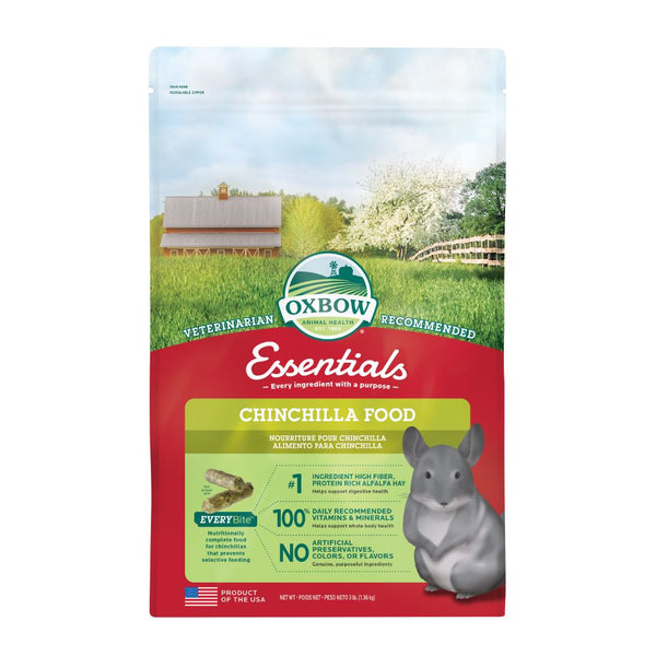 Oxbow Essential Chinchilla Food (2 Sizes)