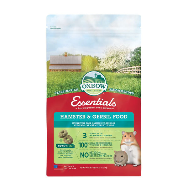 Oxbow Essential Hamster & Gerbil Food, 1lb