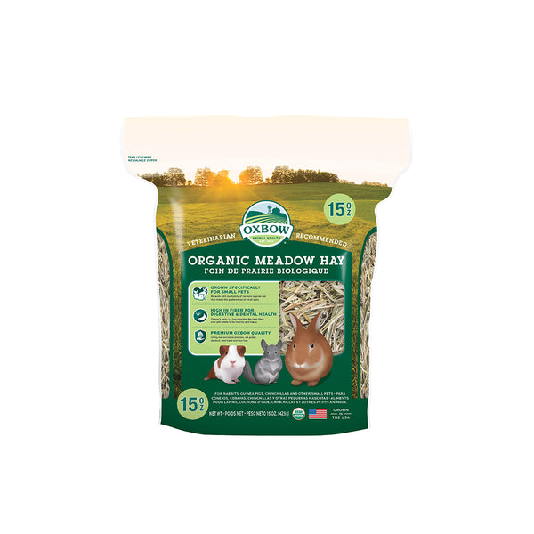 Oxbow Organic Meadow Hay for Small Animals, 15oz