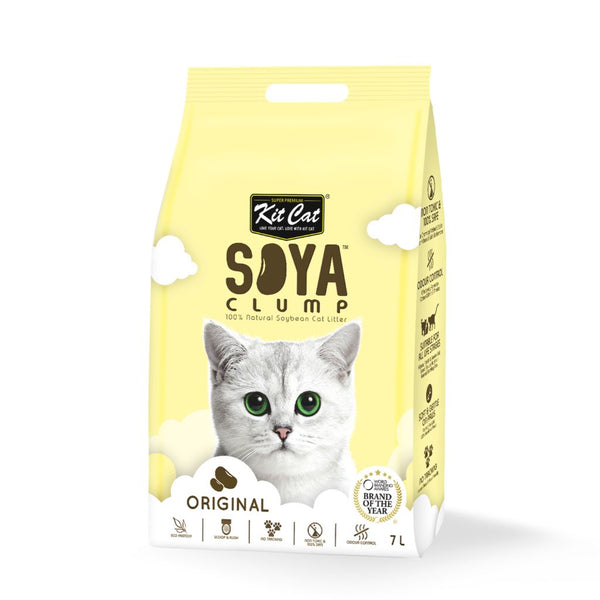 Kit Cat Soya Clump Original Cat Litter, 7L