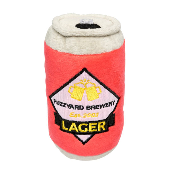 FuzzYard Can of Beer Dog Plush Toy