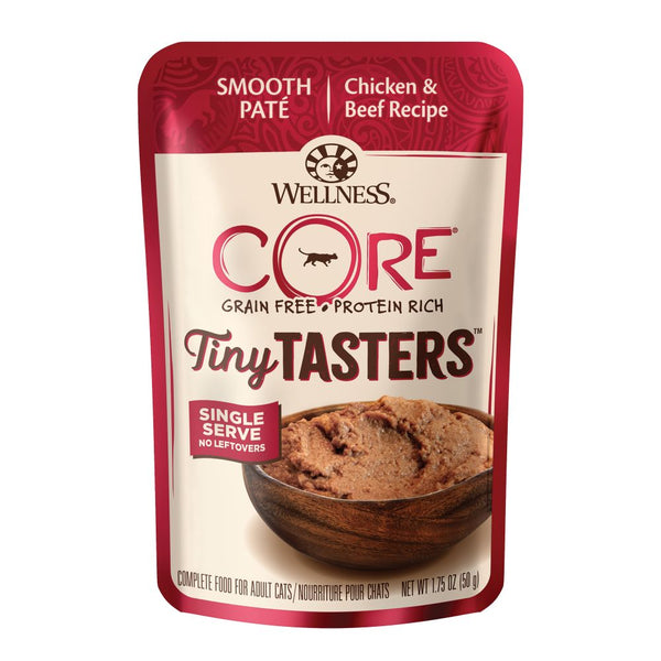 Wellness Core Tiny Tasters Chicken & Beef Wet Cat Food, 50g
