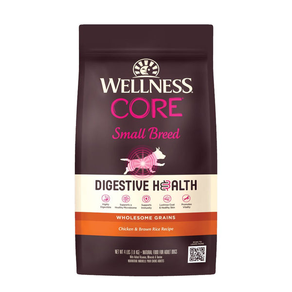 Wellness CORE Digestive Health Small Breed Chicken & Brown Rice Recipe Dry Dog Food (2 Sizes)
