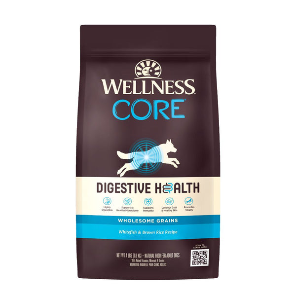 Wellness CORE Digestive Health Whitefish & Brown Rice Recipe Dry Dog Food (2 Sizes)