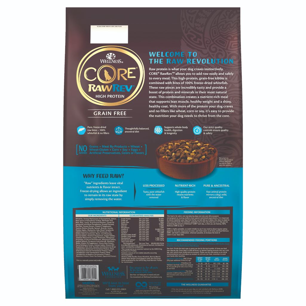 Wellness core rawrev ingredients cheap