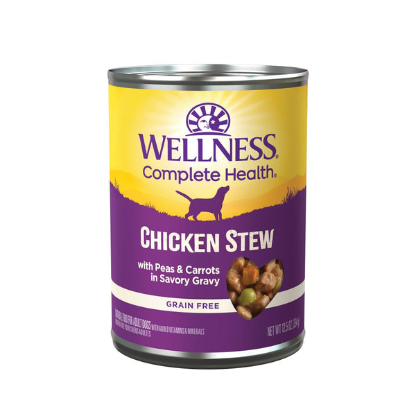 Wellness Homestyle Grain-Free Chicken Stew with Peas & Carrots Wet Dog Food, 354g