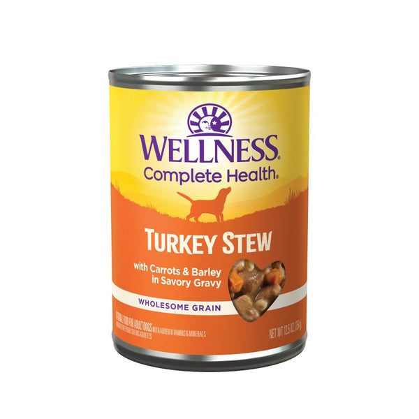 Wellness Homestyle Turkey Stew with Barley & Carrots Wet Dog Food, 354g