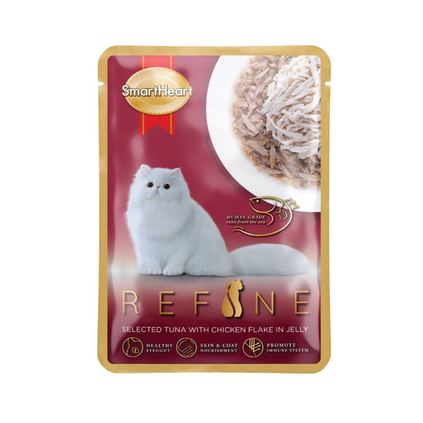 SmartHeart Tuna with Chicken Flake in Jelly Wet Cat Food, 70g