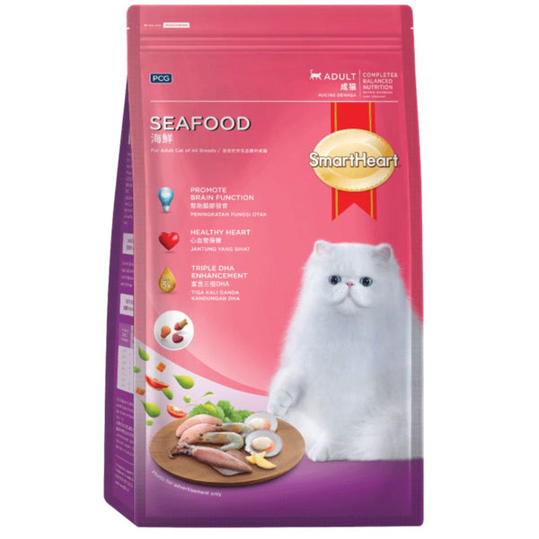 SmartHeart Seafood Dry Cat Food (2 Sizes)