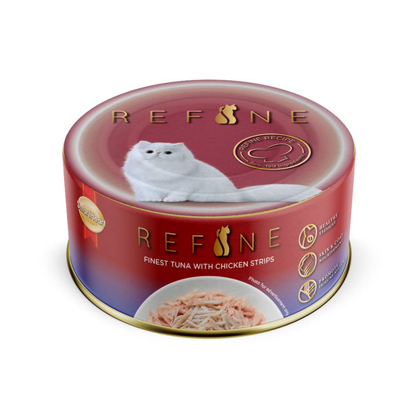 SmartHeart Tuna with Chicken Strips Wet Cat Food, 80g