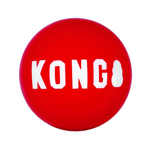 Kong Signature Ball Dog Toy (3 Sizes)