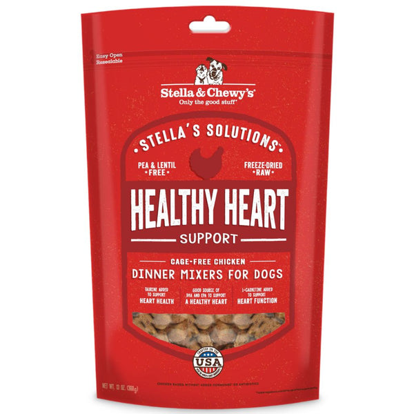 Stella & Chewy's Stella’s Solutions Healthy Heart Support Freeze-Dried Raw Dog Food Mixer, 368g