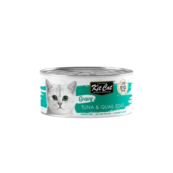 Kit Cat Gravy Tuna & Quail Egg Wet Cat Food, 70g