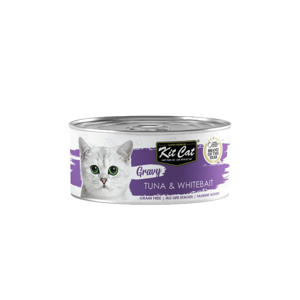 Kit Cat Gravy Tuna & Whitebait Wet Cat Food, 70g