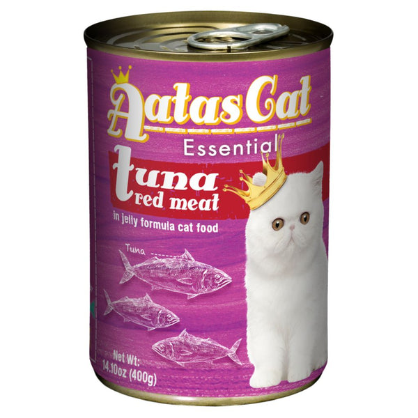 Aatas Cat Essential Tuna Red Meat in Jelly Wet Cat Food, 400g