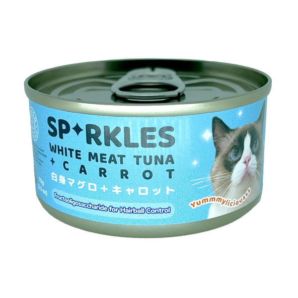 Sparkles White Meat Tuna + Carrot Wet Cat Food, 70g