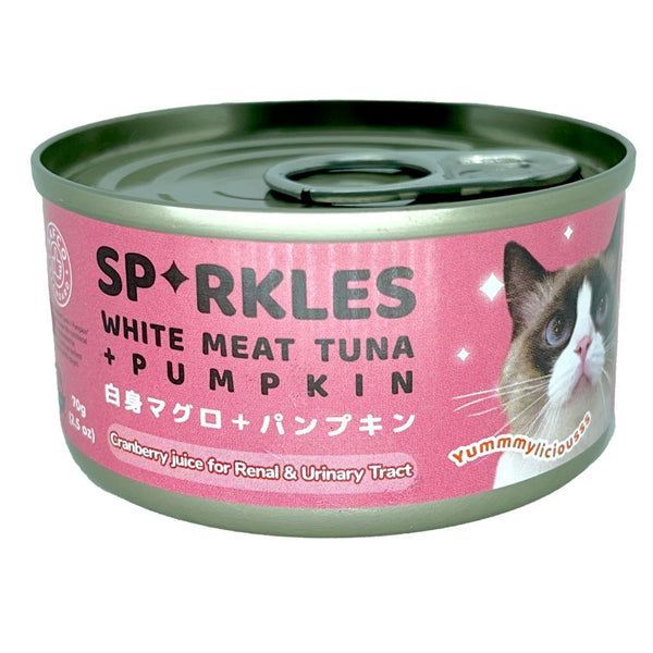 Sparkles White Meat Tuna + Pumpkin Wet Cat Food, 70g
