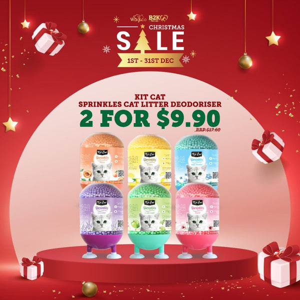[2 FOR $9.90] Kit Cat Sprinkles Assorted Deodorising Litter Beads, 240g