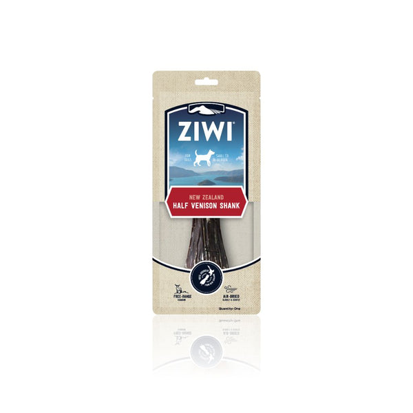 ZIWI Peak Venison Shank Dog Bone Air-Dried Dog Treats (2 Sizes)