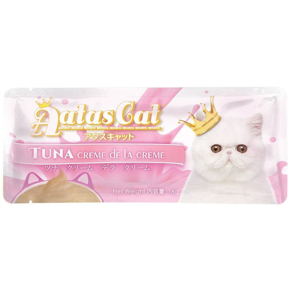 Aatas Cat Crème De La Crème Tuna Cat Treats, 16g.Happy Hoomans 