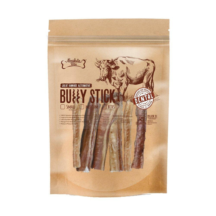 Absolute Bites Bully Sticks Air-Dried Dog Treats (3 Sizes).Happy Hoomans 