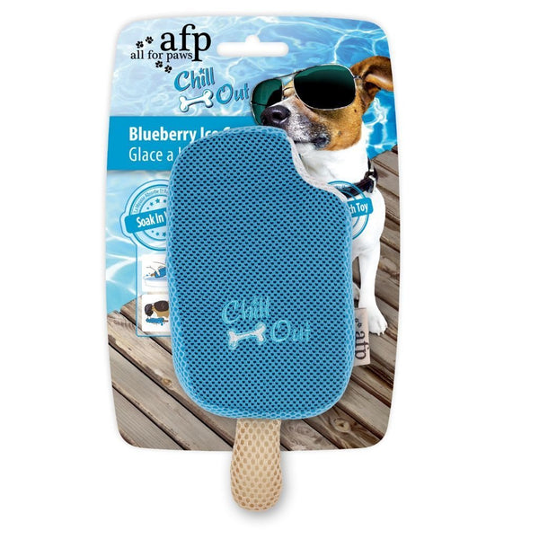All For Paws Chill Out Blueberry Ice Cream Dog Toy.Happy Hoomans 