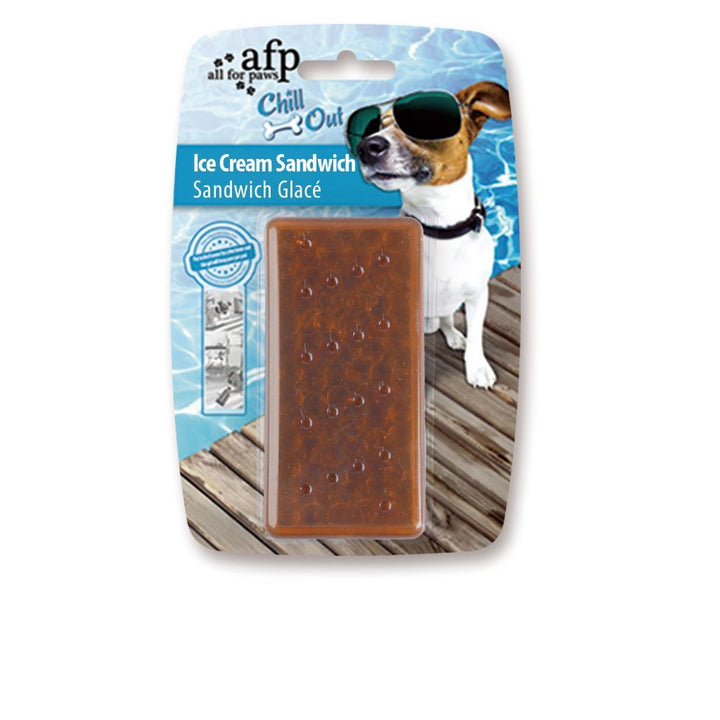 All For Paws Chill Out Ice Cream Sandwich Dog Toy.Happy Hoomans 