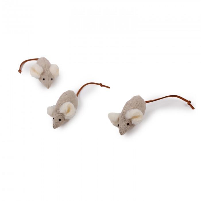 All For Paws Classic Comfort 3 Blind Mice Cat Toy.Happy Hoomans 