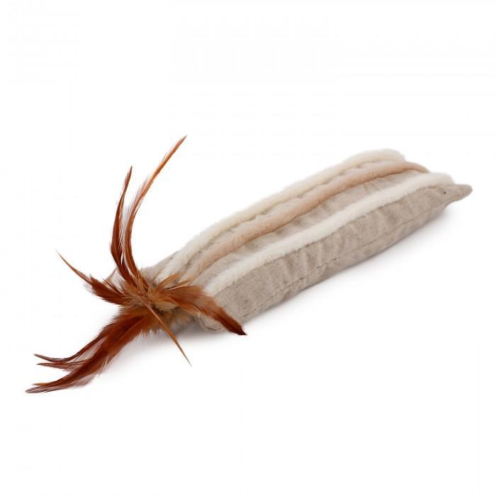 All For Paws Classic Comfort Jumbo Buckwheat Cozy Cuddler Cat Toy.Happy Hoomans 
