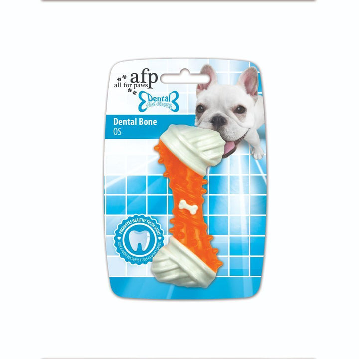 All For Paws Dental Chews Dental Bone Dog Toy (3 Colours).Happy Hoomans 