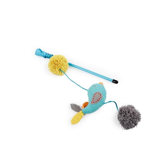 All For Paws Kitty Wand Bird Cat Toy.Happy Hoomans 