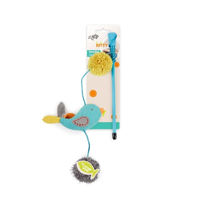 All For Paws Kitty Wand Bird Cat Toy.Happy Hoomans 