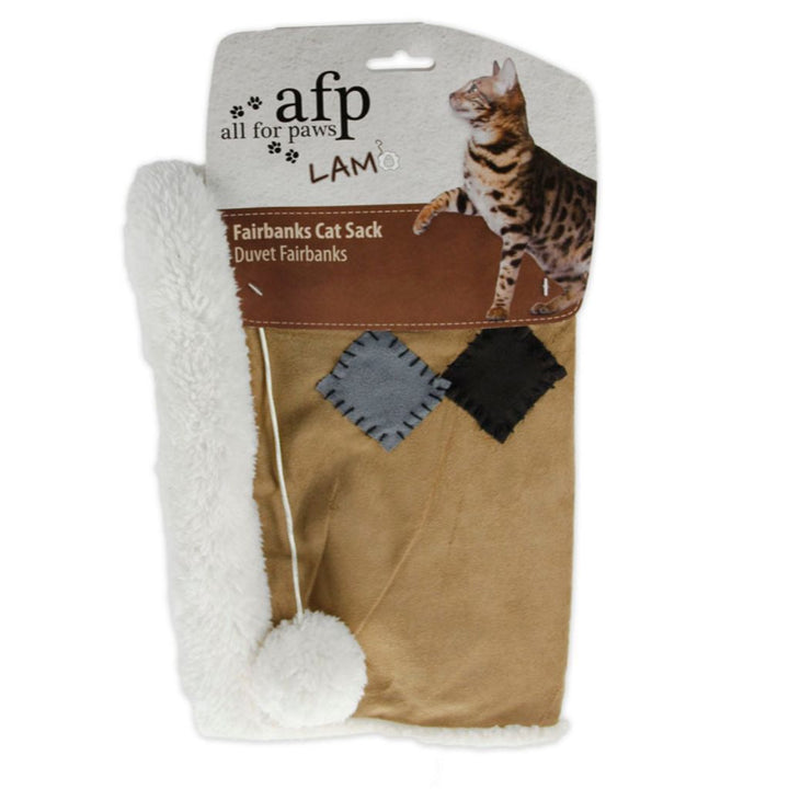 All For Paws Lambswool Fairbanks Cat Sack (3 Colours).Happy Hoomans 