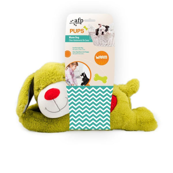All For Paws Pups Warm Dog Plush Dog Toy.Happy Hoomans 