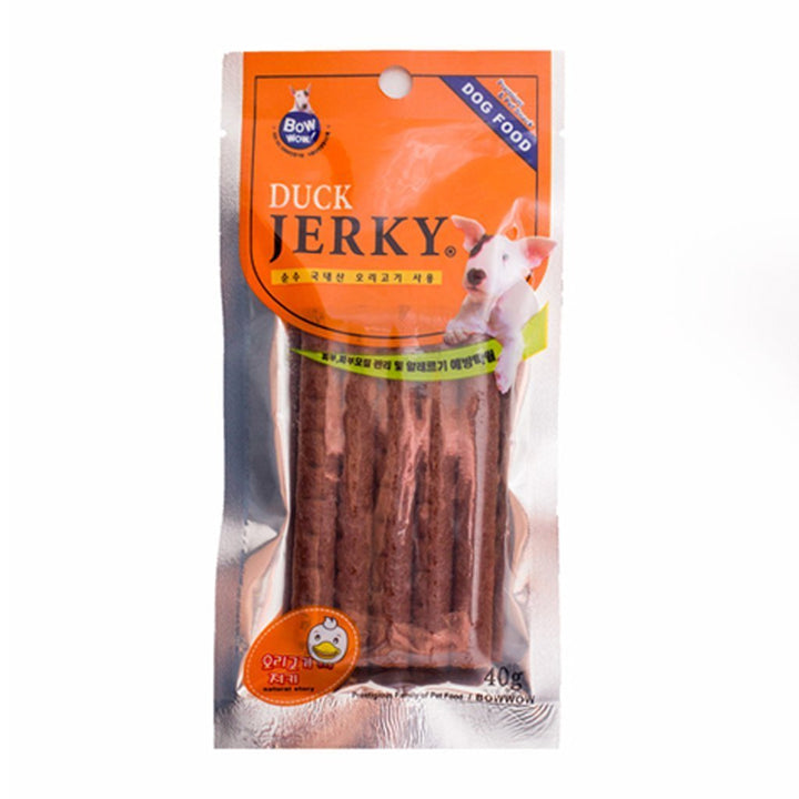 Bow Wow Duck Jerky Stick Soft Dog Treats, 70g.Happy Hoomans 