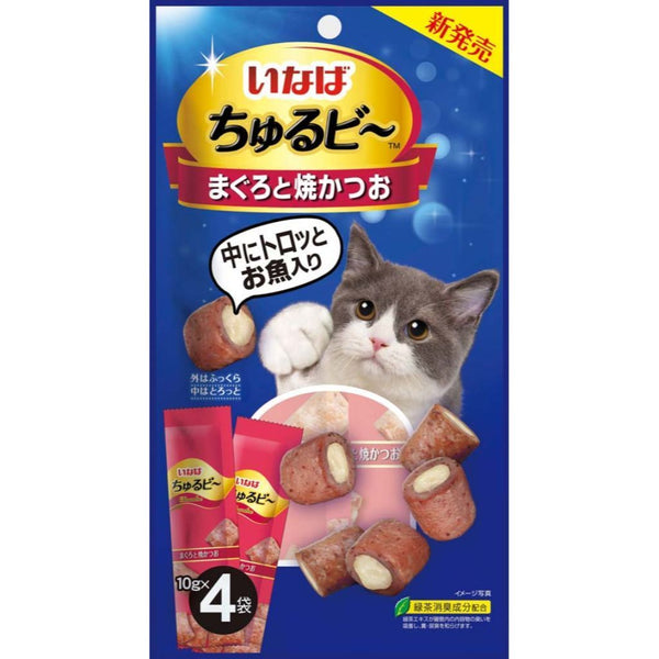 Ciao Churubee Maguro Soft Cat Treats, 10g x 4 - Happy Hoomans
