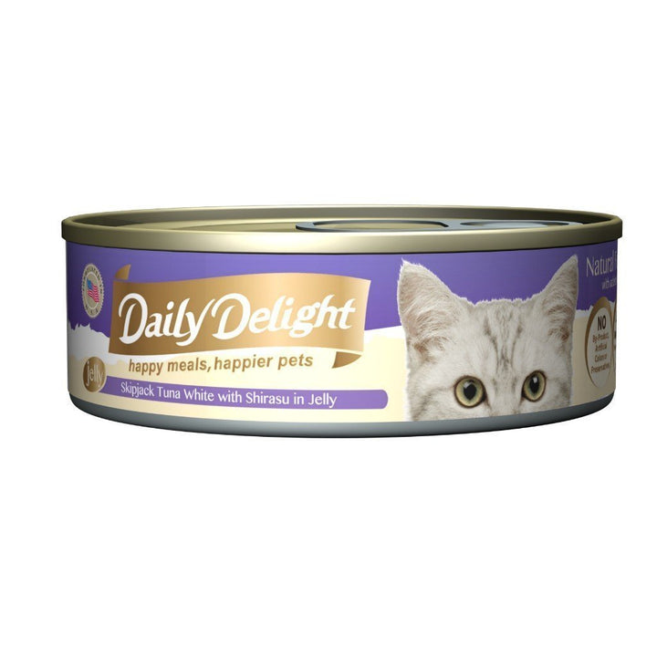 Copy of [24 FOR $24]: Daily Delight Skipjack Tuna in Jelly Wet Cat Food, 80g.Happy Hoomans 